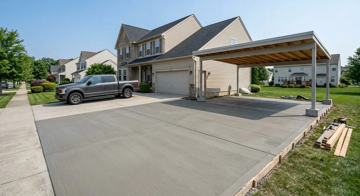 House and Carport Slabs in Gonzales, LA